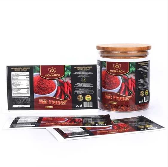 Food Adhesive Sticker Label Food Adhesive Sticker Label