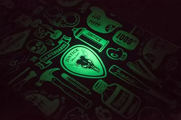 Glow-in-the-dark ink Glow-in-the-dark ink