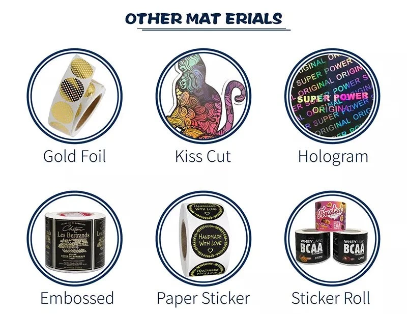 Surface finishing for Die cut stickers